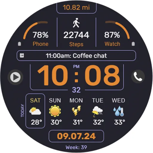 WFP 341 Informer watch face screenshot 35
