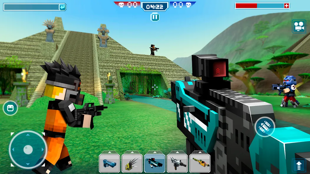 Blocky Cars jeu de tank & pvp screenshot 3