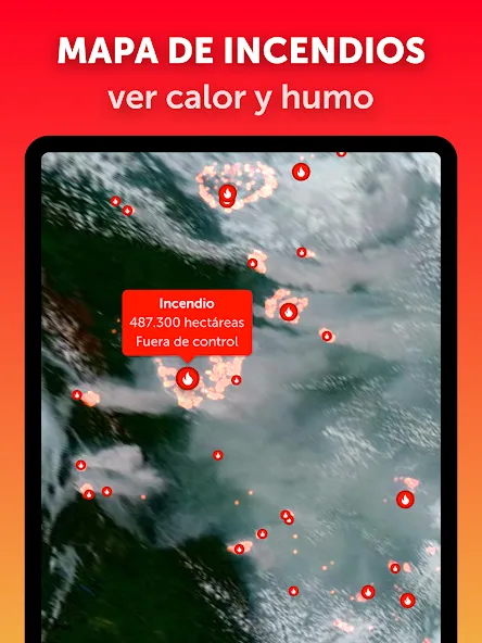 Zoom Earth - Mapa del tiempo screenshot 8