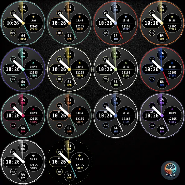 Pure Classic Watch Face screenshot 3