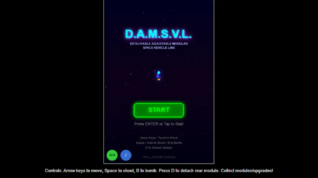 D.A.M.S.V.L. - Space Shooter screenshot 5