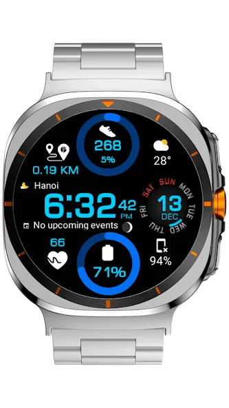 Digital Color WearOS NTV570 screenshot 9