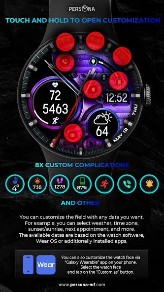 PER53 Hybrit Watch Face screenshot 20