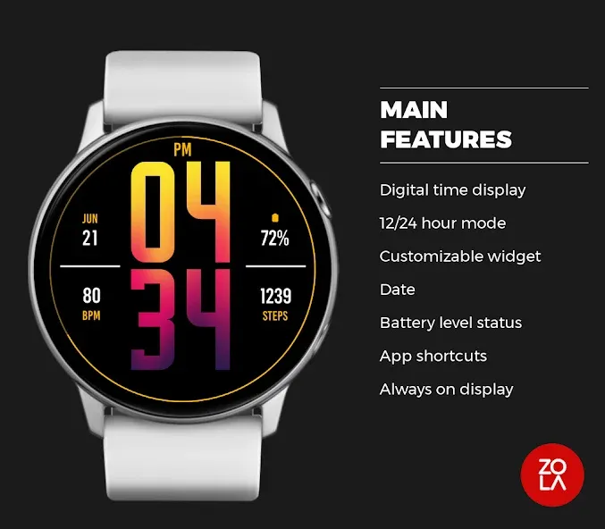 Super Flame XL Watch Face screenshot 2