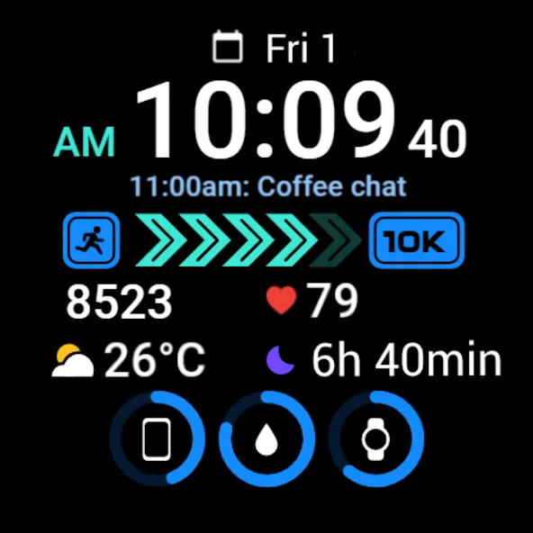 PRADO 75 Digital Watch Face screenshot 12