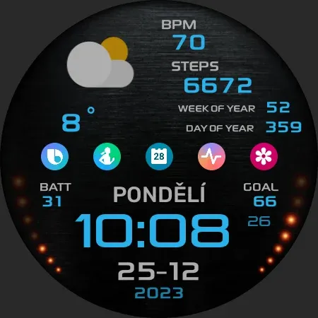 PW81 Big Digital Weather Watch screenshot 37