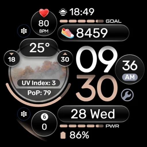 Weather Watch Face - OMG 373 screenshot 31