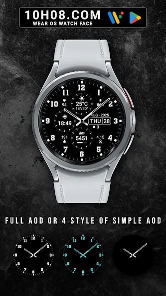 Watch face 10h08.com #67 screenshot 6