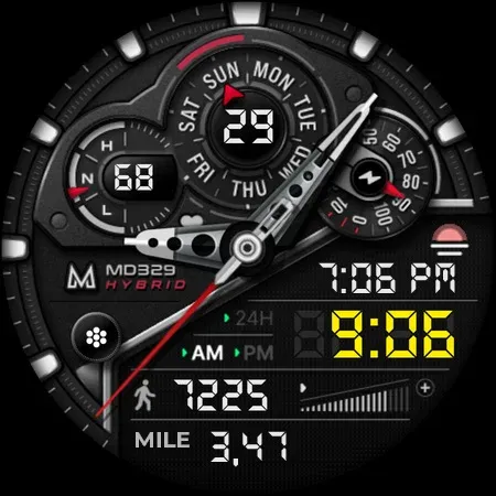 MD329 Hybrid Watch Face screenshot 10