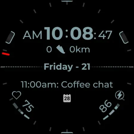 Watch Face CUE167 screenshot 7