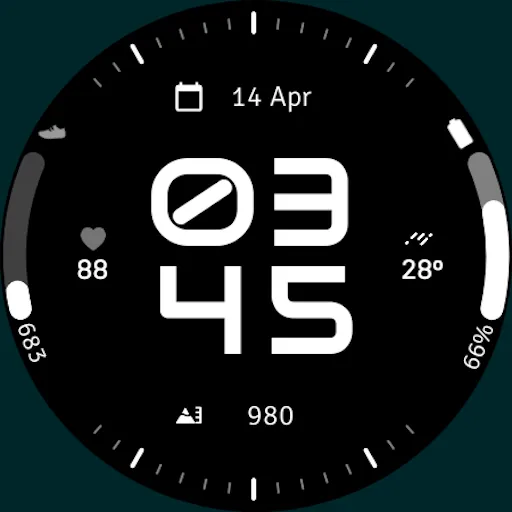 EXD156: Digital Watch Face screenshot 25