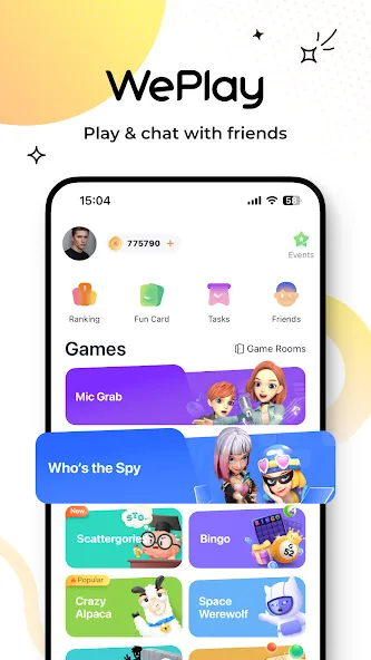 WePlay - Game and Party screenshot 1