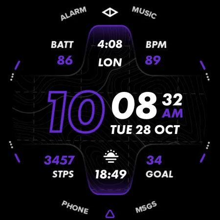 Stratos: Digital Watch Face screenshot 26