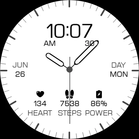Key067 Analog Watch Face screenshot 25