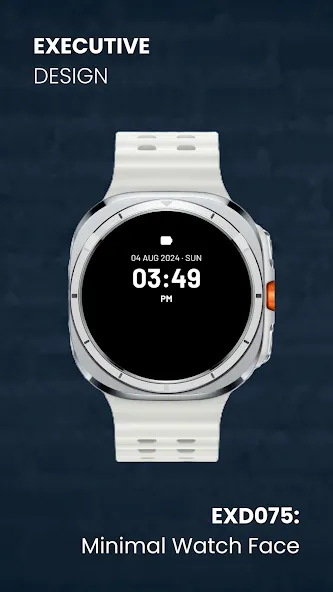 EXD075: Minimal Watch Face screenshot 3