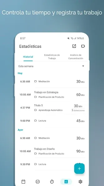 Engross: Pomodoro y Tareas screenshot 6