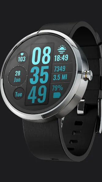 Column Watch Face screenshot 4