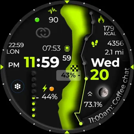 Digital Watch Face CUE102 screenshot 16