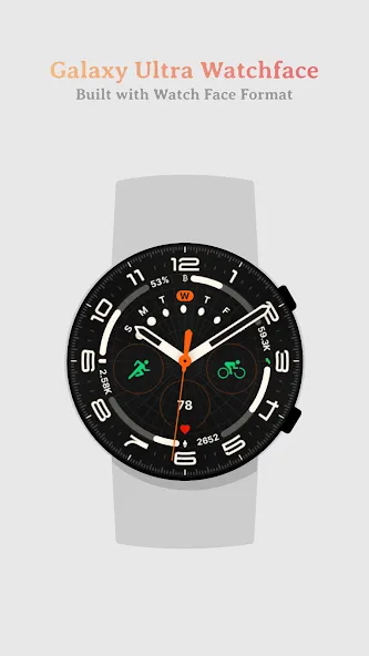 Galaxy Ultra Watch Face screenshot 1