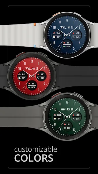 DADAM118: Analog Watch Face screenshot 2