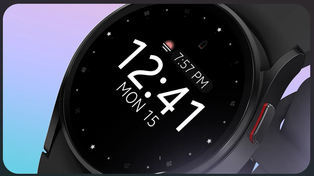 Battery v2 Digital watch face screenshot 6