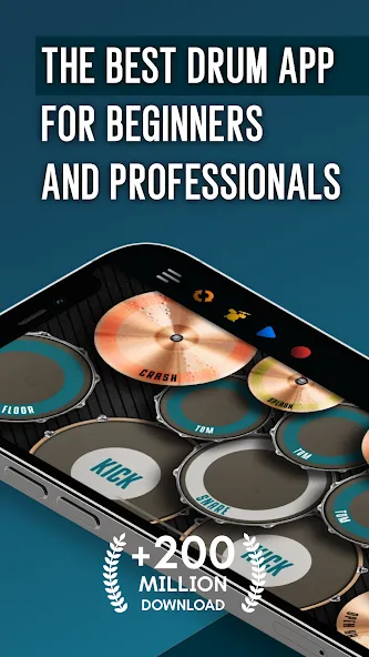 Real Drum electronic drums set screenshot 1
