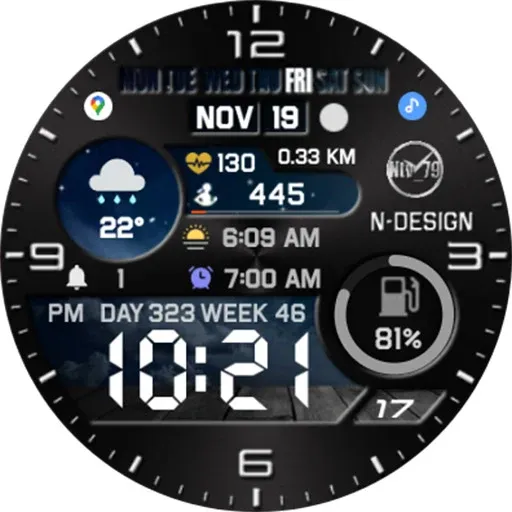 NTV509 - Informative watchface screenshot 26