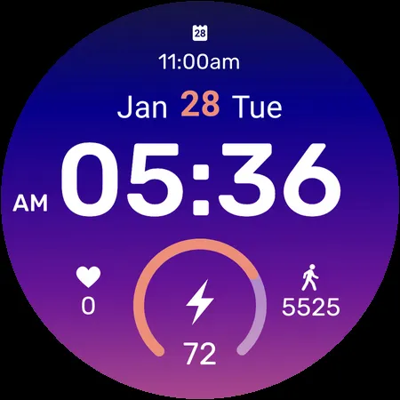 Glacier Digital Watch Face screenshot 8