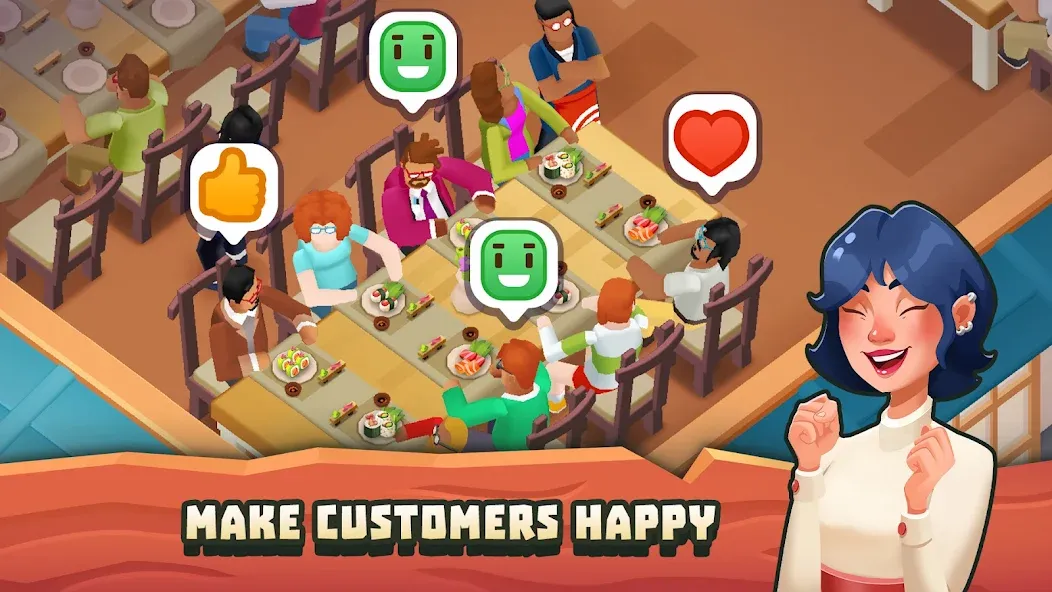Sushi Empire Tycoon—Idle Game screenshot 4