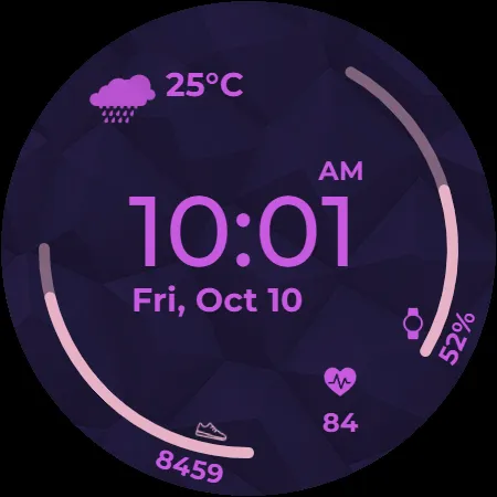 Crystal Facet Watch Face screenshot 11