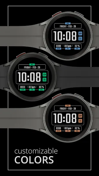 DADAM50: AMOLED Watch Face screenshot 2
