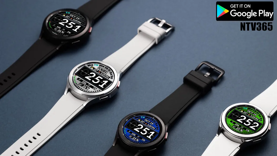 NTV520 - Digital watch face screenshot 9