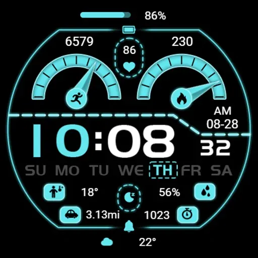 Blue Light Function ZKin Watch screenshot 6