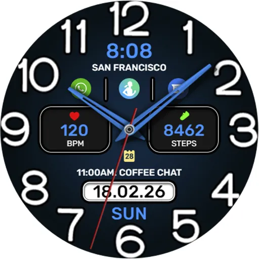 WFP 222 Practical watch face screenshot 48