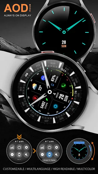 WFP 323 Analog Watch Face screenshot 8