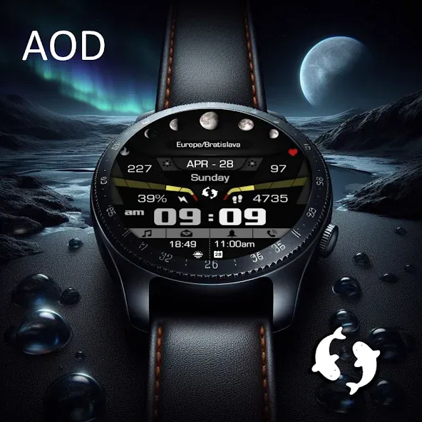Astronomy Moon Galaxy Watch 73 screenshot 8
