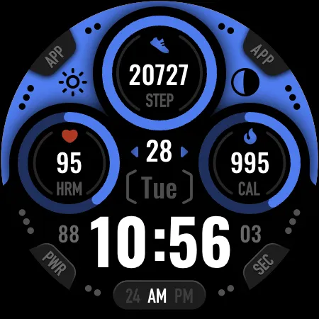 Casual colors: Watch Face screenshot 8