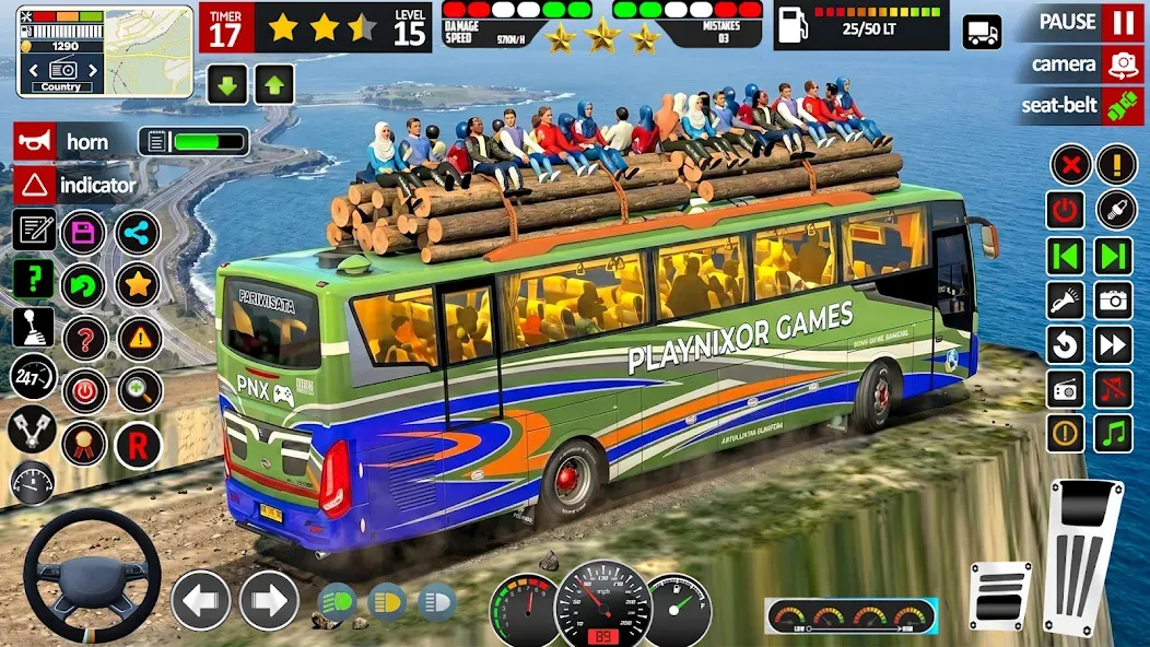 Offroad Bus Driving Impossible screenshot 2