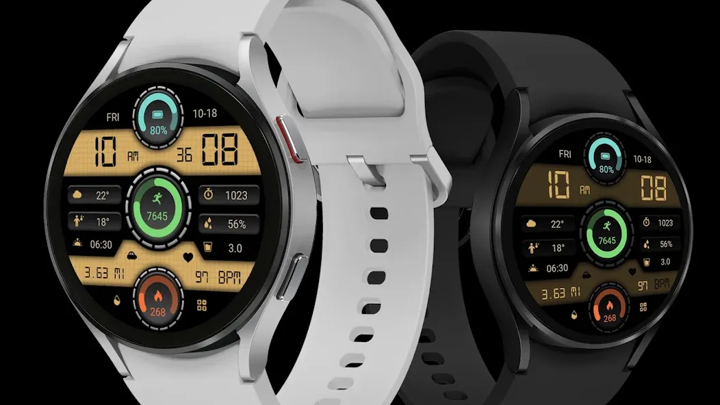 Triple Circular Classic Watch screenshot 2