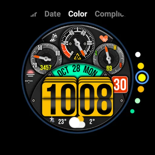 Digital Watch Face MB376 screenshot 29