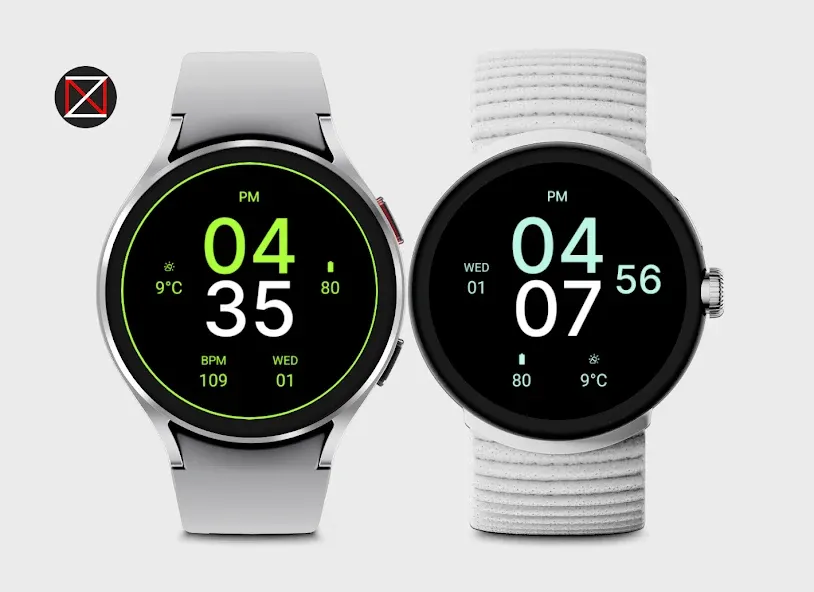 Black Z Watch Face screenshot 3
