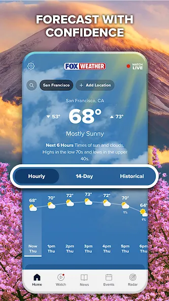 FOX Weather: Daily Forecasts screenshot 1