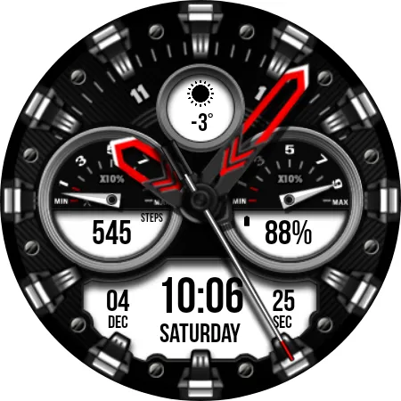 WFP 224 Modern watch face screenshot 35