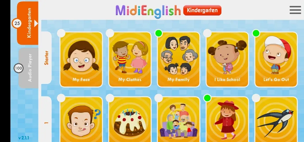MidiEnglish (Kindergarten) screenshot 1