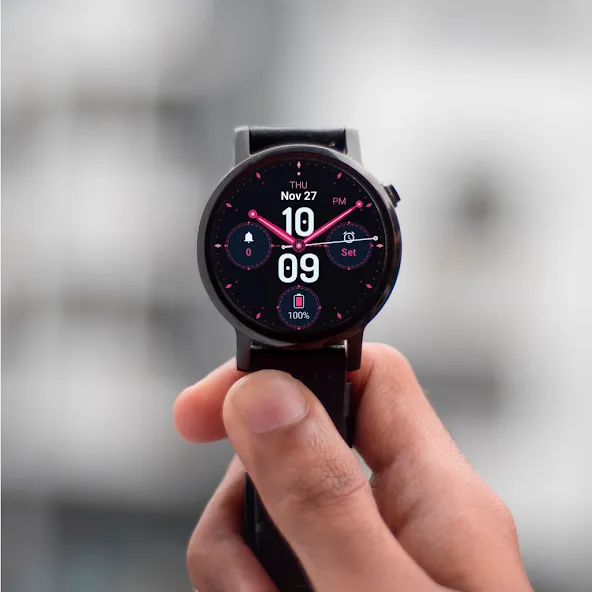 Numbers Cyan Watch Face screenshot 4