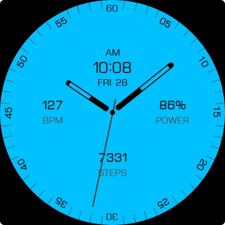 Key107 Analog Watch Face screenshot 29