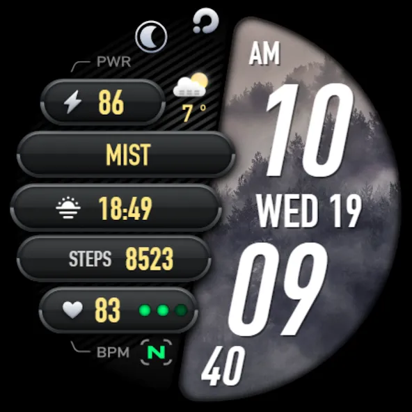 PRADO 22 Weather Watch Face screenshot 9