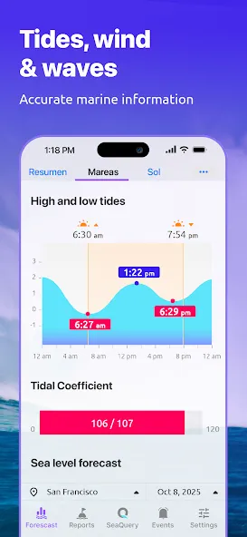 Nautide: Tides, Wind, Waves + screenshot 3