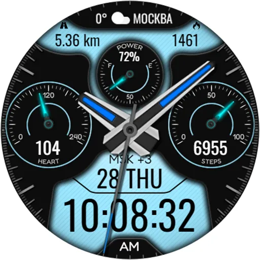 Hybrid KARATUN Watch face screenshot 24