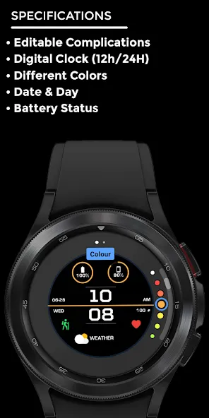 Night Beam - watch face screenshot 4